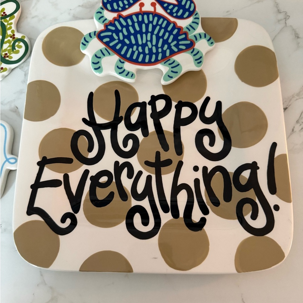 Coton Colors Happy Everything mini platter with 8 mini attachments